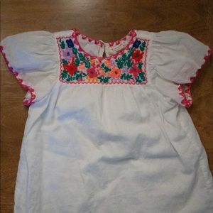 Crew cuts  embroidered dress or swim cover up